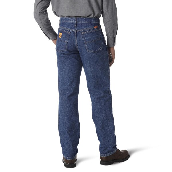 Wrangler Flame Resistant Riggs Relaxed Fit Jean in Denim
